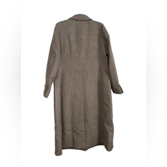🩷 RW & CO. Women's Long Double Breasted Wool Coat - Gray/Brown. Size: XXL.(1697) - Picture 3 of 12